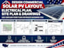 design commercial solar pv layout, electrical plan, site plan and drawings