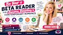 be beta reader, romance beta read, romantasy, contemporary romance beta reading