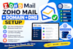 setup zoho mail, business email, domain and dns