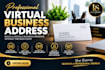 provide a professional virtual business address