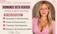 do beta reader,  romance beta reader, thriller beta reader, beta read romance