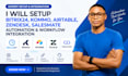 setup bitrix24 kommo airtable automation zendesk salesmate workflow integration
