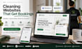cleaning service website with bookingkoala, launch27, quote calc, booking system