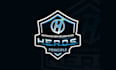 design a stunning metallic badge logo or emblem with 3d effects