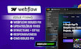 fix webflow issues, bugs, responsiveness and be your webflow developer