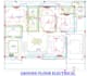 create detailed electrical drawing, power distribution, lighting wiring layout