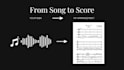 arrange your music into professional sheet music
