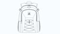 design soft good backpack tech pack golf bag duffel bag designer