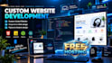 do custom website development with clean responsive