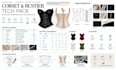 develop a manufacturing ready corset and structured womenswear tech pack