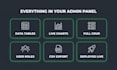 build a custom admin dashboard with react, nextjs, nodejs and database