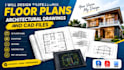 design professional floor plans, architectural drawings engineer stamp