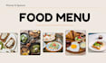 design food menu desgn