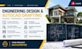 do civil and structural engineering design, architectural autocad drafting