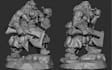 create 3d miniature tabletop wargame character figurines printable stl 3d models