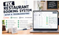 fix resdiary designmynight restaurant booking reservation table management issue