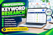 professional SEO research with low competition keywords