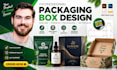 do packaging box design, product packaging, custom box and packaging design