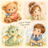 draw custom children book illustrations