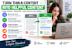 rewrite low value ai content into helpful SEO articles