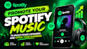 promote your spotify music and make it viral spotify
