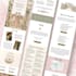 design a beautiful wedding website with built in rsvp