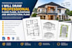 draw professional floor plans, elevations and architectural plans