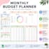 design a budget planner with income and expense sheet