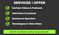 do audio and video transcription manually
