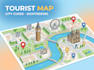 create a tourist attraction map, city guide and sightseeing route
