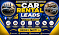 generate qualified car rental leads using facebook and google ads
