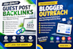 provide quality guest post backlinks and blogger outreach