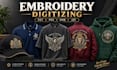 convert logo to embroidery digitizing into dst, pes, emb files in 1 hour