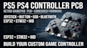 design ps5 ps4 controller pcb, retro gamepad pcb and embedded firmware