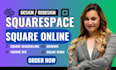 design square website design square online store squarespace website