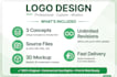 design 3 modern minimal logo designs for your business