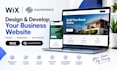 design and develop a wix or squarespace business website