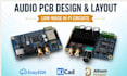 design professional audio pcb and amplifier circuit for your product