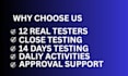 do professional app testing and website testing QA