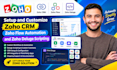 setup and customize zoho CRM zoho flow automation and zoho deluge scripting