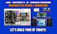 design raspberry pi 4 5 hat, rf antenna circuit and wireless communication pcb