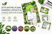 design 2d planting plans, garden layouts and landscape site plans