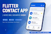 create flutter contact book app with hive