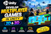 develop multiplayer games in unity 2d and 3d