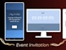 create a custom interactive digital invitation website