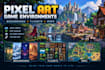 create pixel art game environments, backgrounds, tilesets and maps