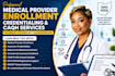 do medical provider enrollment credentialing caqh and era eft setup