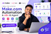 fix make com, make com automation set up, make automation, make com automisation