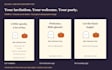 personalize a halloween party invitation and two matching signs