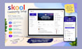 setup skool course, upload lessons, modules and course content uploading